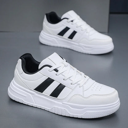 Baskets en cuir pour hommes, chaussures de sport décontractées, plates, de Skateboard, grande taille 50 51 52, offre spéciale pour livraison directe
