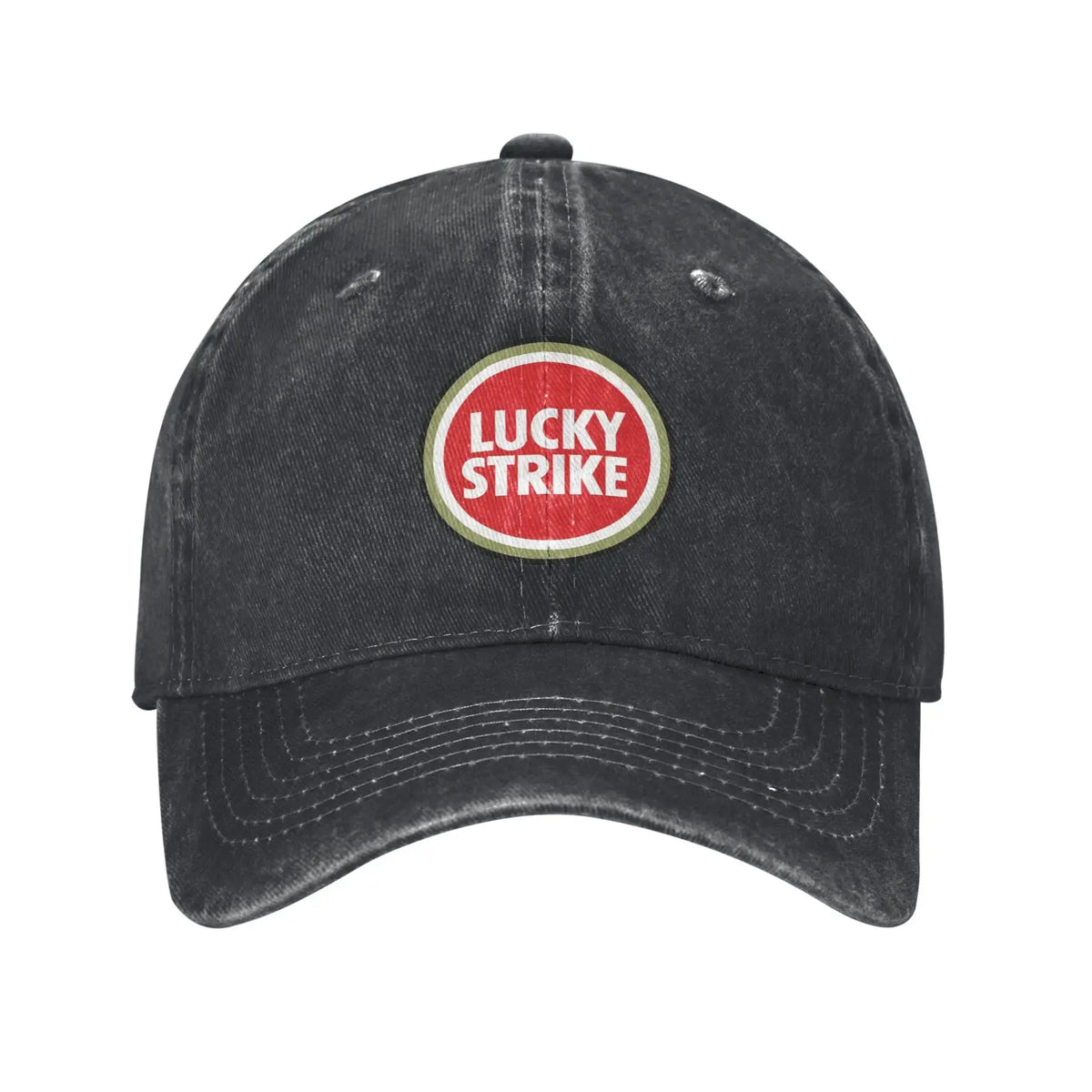 Lucky Strike Letters Troye Sivan Musik Sport Retro Cowboy Tvättade basebollkepsar Herr Denim Street Tide-hatt Vandring Herr Dad Cap
