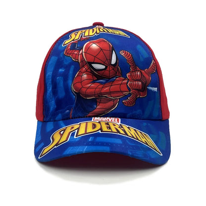 Marvel Spider-Man animefigur, basebollkeps, barnkeps med skärm, bomull/polyester, huvudbonad, solskydd för alla årstider, presenter