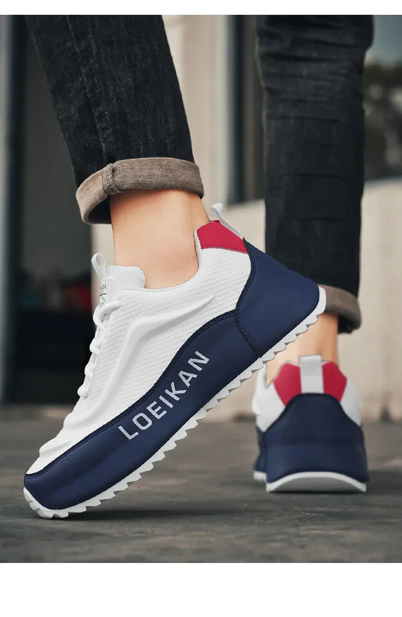 Sapatilhas de Caminhada e Corrida para Homem, Casuais, Leves, para Ténis, Desportivas, Respiráveis, Nova Moda, Tamanho Grande 47
