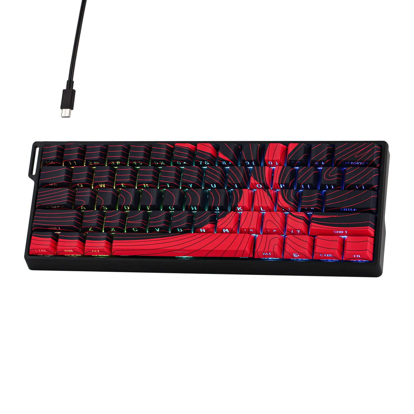 AULA WIN60 HE/WIN60 HE MAX 60% Tastiera meccanica cablata con struttura Tray-Mount hot-swap e switch magnetici Hall Effect