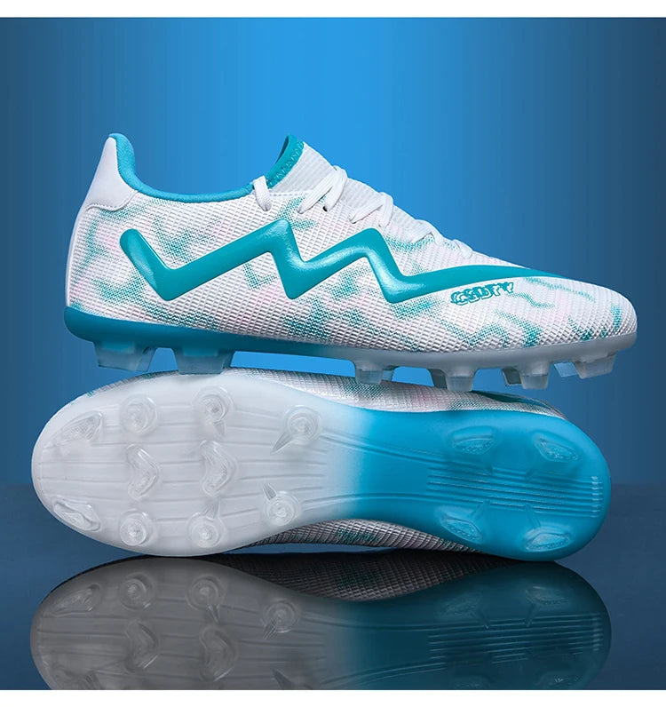 Chaussures de football pour hommes, antidérapantes, résistantes à l'usure, pour entraînement sur gazon, chaussures de football pour jeunes, chaussures de football légères pour homme