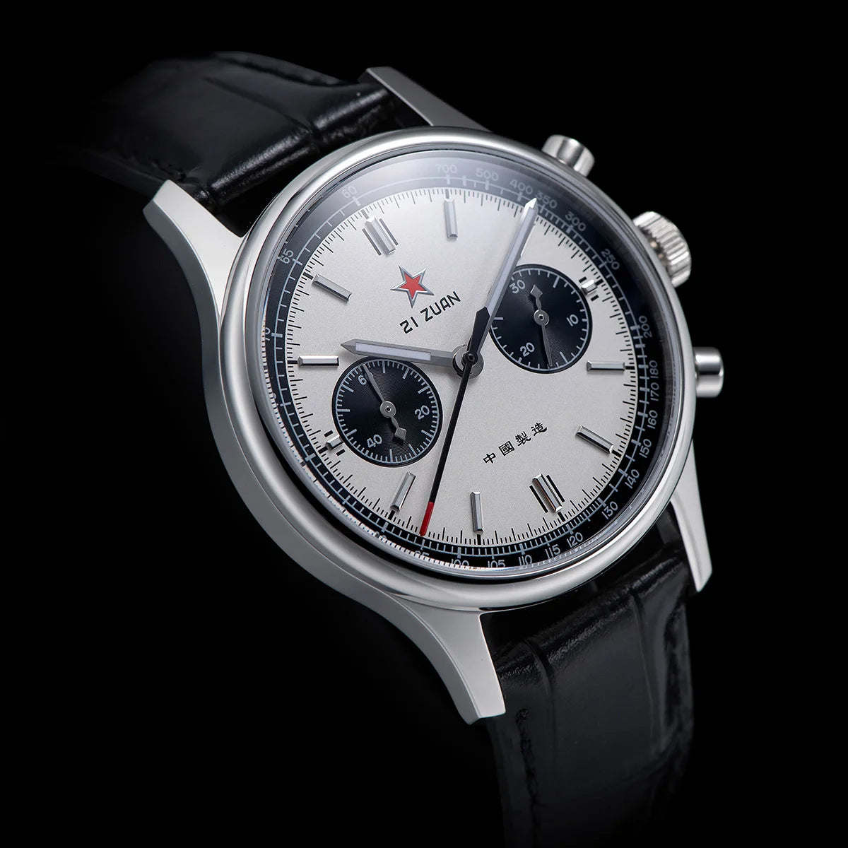 1963 Panda Pilot Chronograph Watch Men 40mm Air Force Sapphire Senior ST1901 Mechanical Wristwatches Retro Clock Men's Watch