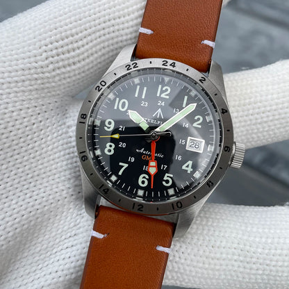 Reloj de pulsera mecánico STEELFLIER Official SF792 GMT con movimiento NH34, luminiscencia Super BGW9 C3, impermeable 200M, reloj de buceo de lujo para hombre