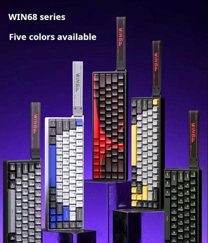 AULA WIN 68 HE Tastatur mit magnetischen Schaltern RT Gaming-Mechanische Tastatur kabelgebunden 8KPolling Rate Full-Key Hot-Swappable