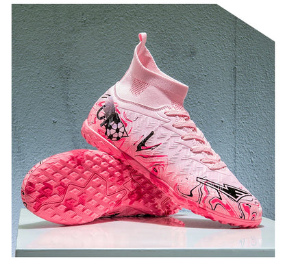 Men Professional Football Shoes Society Cleats Soccer Shoes Original Indoor Football Field Boots Grass Training TF/FG Sneaker