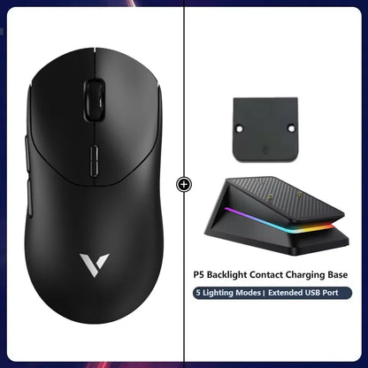 Rapoo VT2 MAX Wireless E-sports Gaming Mouse with 8K Polling Rate Optical Sensor Ergonomic Design 53g Lightweight for PC Laptop