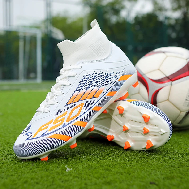 New Men Football Boots Non-Slip Boys Grass Cleats High-quality Match Soccer Shoes Hot-selling Sneakers Outdoor High-top Light