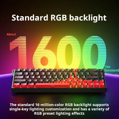 AULA WIN 68 HE Tastatur mit magnetischen Schaltern RT Gaming-Mechanische Tastatur kabelgebunden 8KPolling Rate Full-Key Hot-Swappable