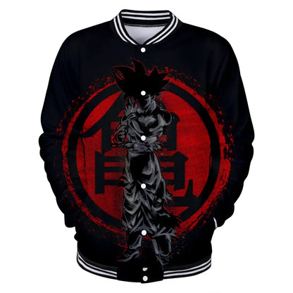 Dragon Ball Streetwear – baseballová uniforma pro muže a ženy, Son Goku, kostýmy pro dospělé, bundy, jarní a podzimní kabáty, svetry, mikiny, dárky