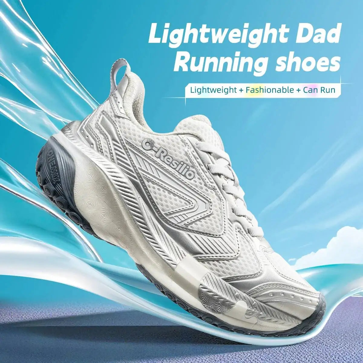 ONEMIX Sneakers leggere da uomo con ammortizzazione "Dad", scarpe da corsa e sportive casual per uomo e donna, morbide ed elastiche 25216