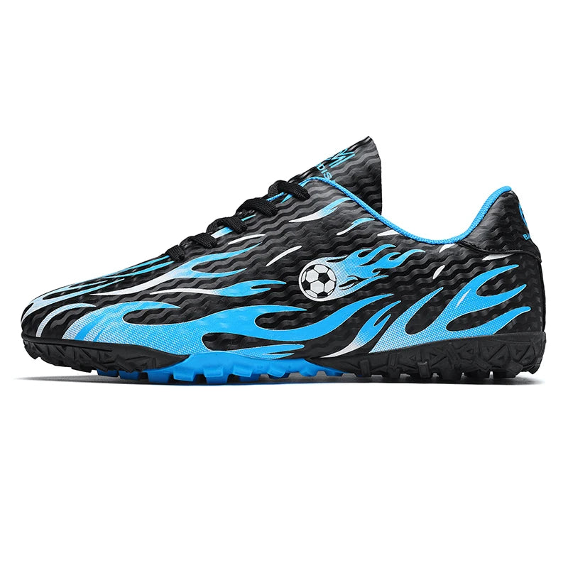 Chaussures de football pour enfants TF Turf, bottes de football respirantes, légères, antidérapantes, pour garçons et filles, chaussures de football pour entraînement en extérieur.