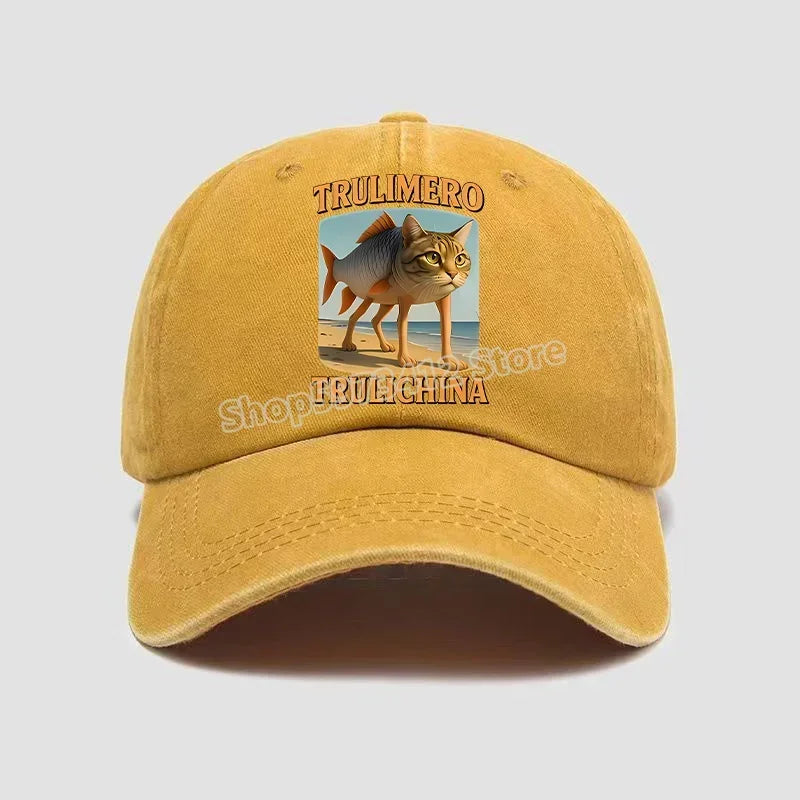 Italian Brainrot Women Men Hats Children's Baseball Cap Accessories Cap Boy Girl Caps Adjustable Men Trucker Sunhat Kids Gift