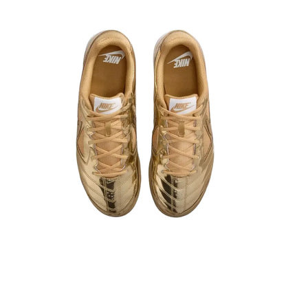 Nike Gato Series LV8 Soft, Slip-Resistant, Durable, Versatile Soccer Shoes Gold Unisex IB3566700