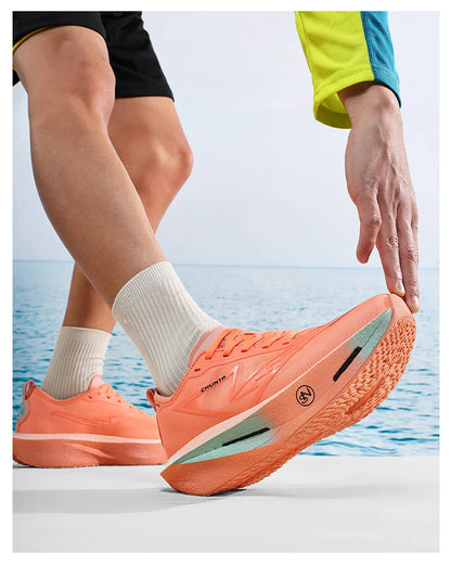 Løbesko Carbon Board Speciality Marathon Herre Sport Åndbar Letvægt Dame Komfortabel Skridsikker Chunta Sneakers