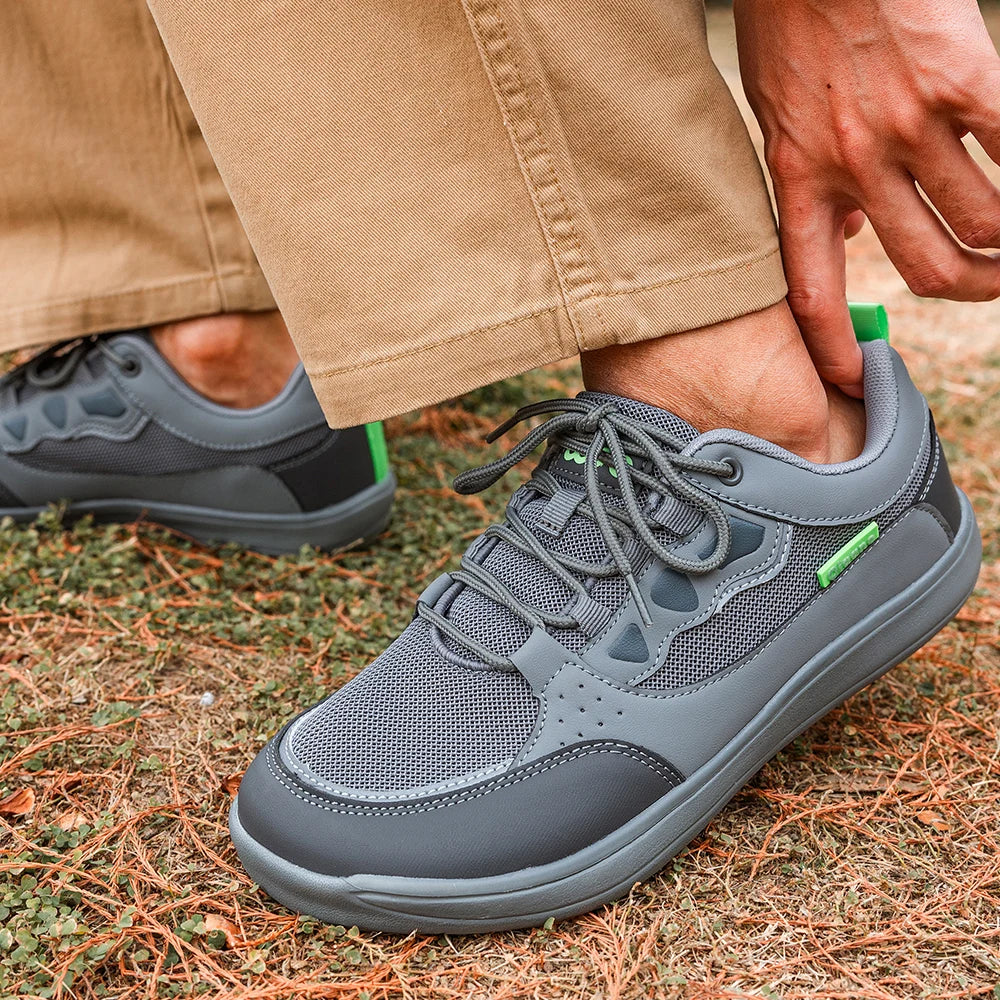 Oiaano Scarpe unisex a punta larga, stile barefoot, da uomo e da donna, sneakers per il tempo libero, in rete, traspiranti, comode, leggere, sportive, da passeggio, da corsa e da trekking