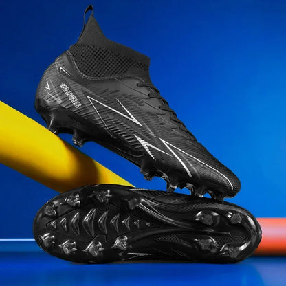 Bottes de Football professionnelles pour hommes, chaussures de Football pour adultes, baskets de sport de plein air, crampons de Football ultralégers, entraînement