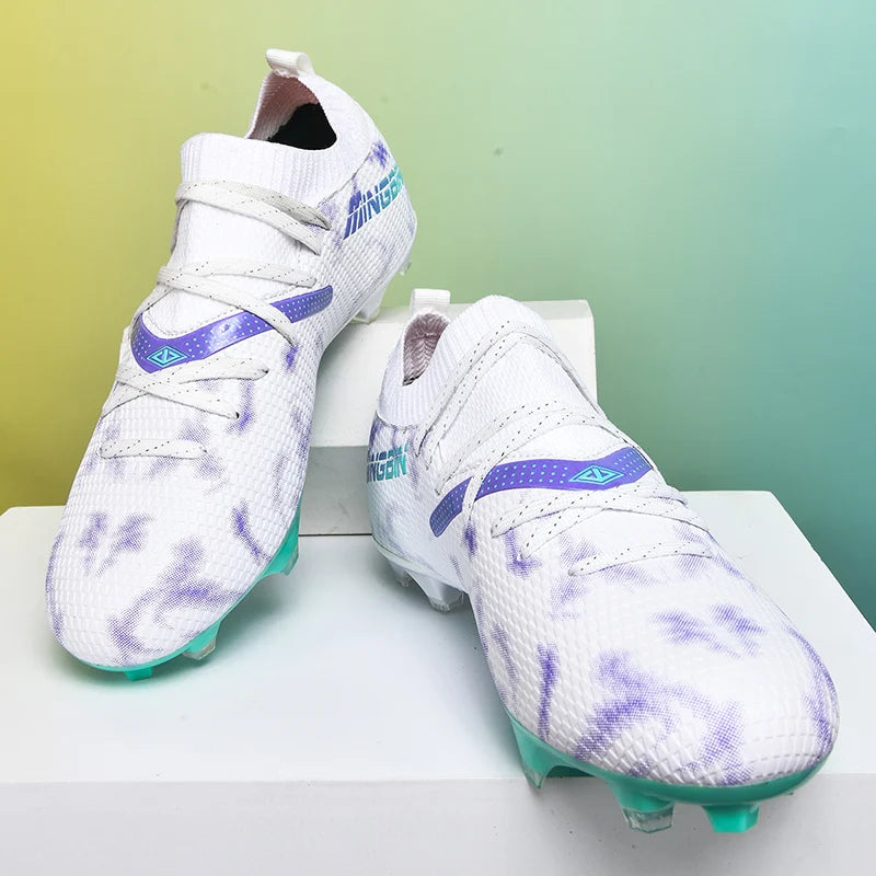Chaussures de football en mesh respirant pour hommes, crampons de football professionnels, chaussures de football pour jeunes, antidérapantes, baskets pour hommes, Society Chuteira