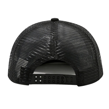 New Hip Hop Back Mesh Baseball Cap Men Women Personalized Flat Brim Trucker Hat Summer Street Fashion Snapback Caps