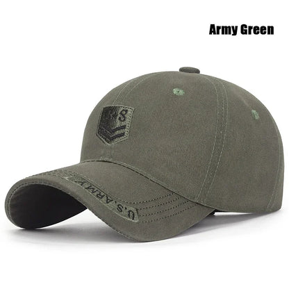 New Spring and Autumn Cotton Soft Top Hat Outdoor Leisure All-Match Sun Visor Baseball Cap Camouflage Duckbill Cap