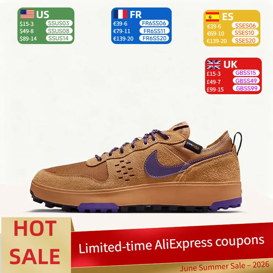 Nike C1TY Retro modieuze, casual, veelzijdige, hoogwaardige, duurzame lage sneakers met antislipzool (unisex) - bruin HJ4316-200