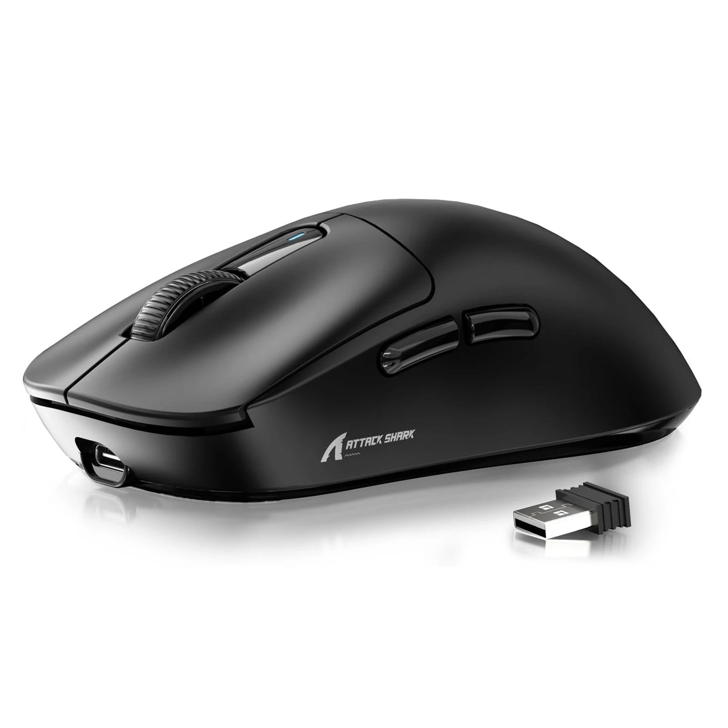 ATTACK SHARK X3 Wireless Gaming Mouse, 49g Ergonomic PC Mouse, Triple Modes PAW3395 26K DPI Optical Sensor, Programmable Buttons