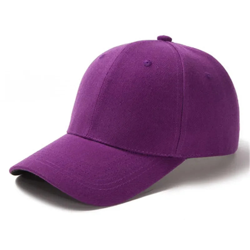 Unisex Cap Casual Plain Baseball Cap Adjustable Snapback Hats For Women Men Hip Hop Cap Street Dad Hat