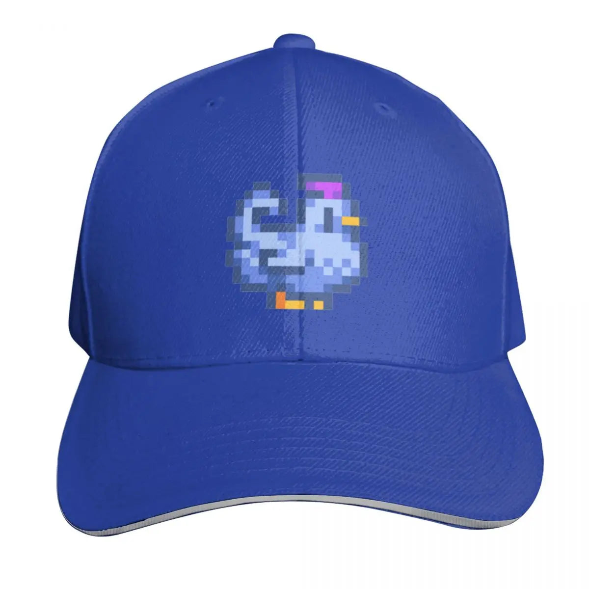 Stardew Valley Blue Chicken Baseball Cap Golf Hat derby hat Sun Hat For Children Military Tactical Cap Caps Male Women's
