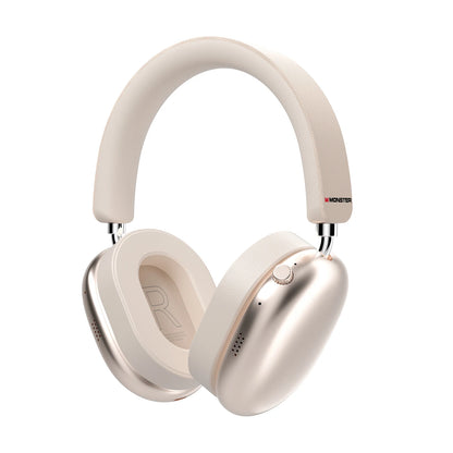 Casque audio Monster AH100 ANC Bluetooth 6.0 circum-auriculaire - Réduction active du bruit de -45 dB, casque stéréo HiFi sans fil/avec fil