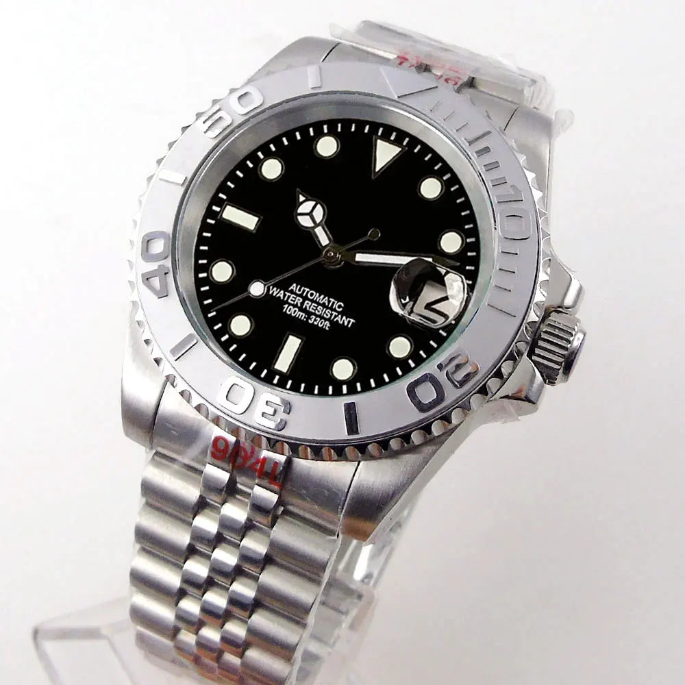 200m Waterproof Miyota8215 Automatic Men's Watch Diver Watches 40mm Mechanical Movement Luminous Jubilee Strap Glide Lock Buckle