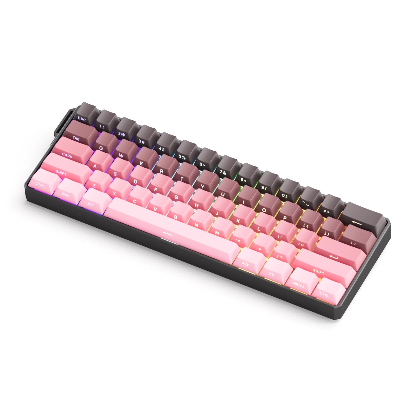 Akko MonsGeek FUN60 mechanische Tastatur mit Magnetschaltern, 60% Gaming-Tastatur, Rapid Trigger 0.01mm, 8K ARGB, HE/TMR Custom-Tastatur