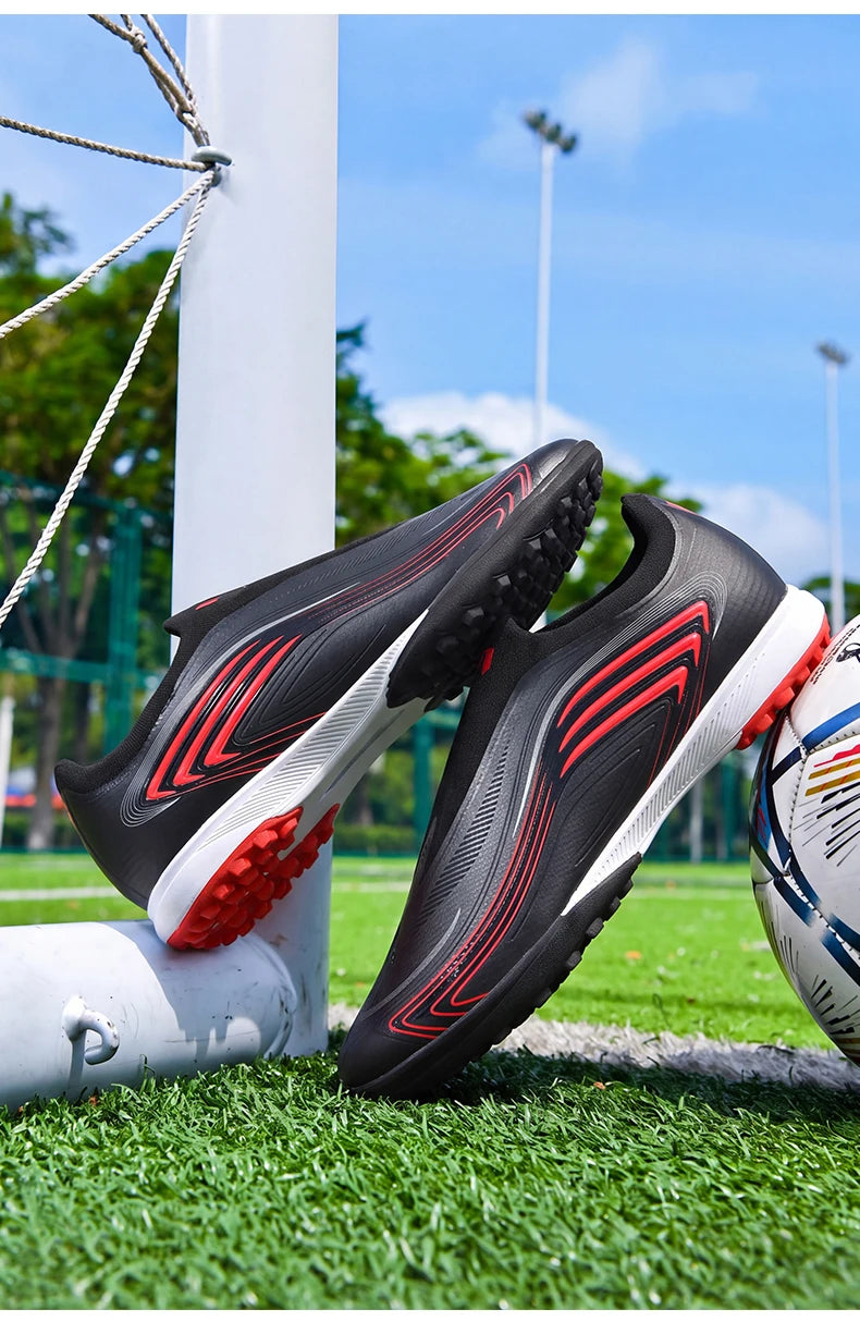 Nouvelles chaussures de football pour hommes et femmes, unisexe, vente chaude, futsal, ultra-légères, TF/FG, chaussures de football professionnelles de haute qualité, crampons, baskets.