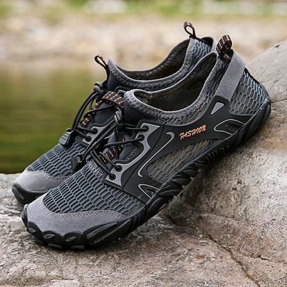 Vandsandaler til mænd, trekking- og vandresko, dræningssko, strandsandaler, hurtigtørrende svømmesandaler, barfodsandaler, dykker-, fiske- og surfesko, sneakers