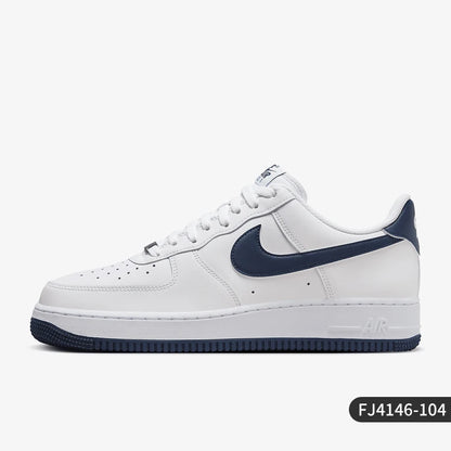 Nike official authentic Air Force 1 07 men's casual wear-resistant board shoes FJ4146-104