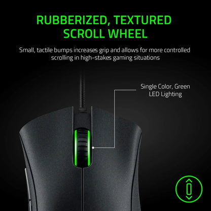 Razer DeathAdder Essential Wired Gaming Mouse / Wired Mice 6400DPI 5 Independent Buttons For Laptop PC Gamer