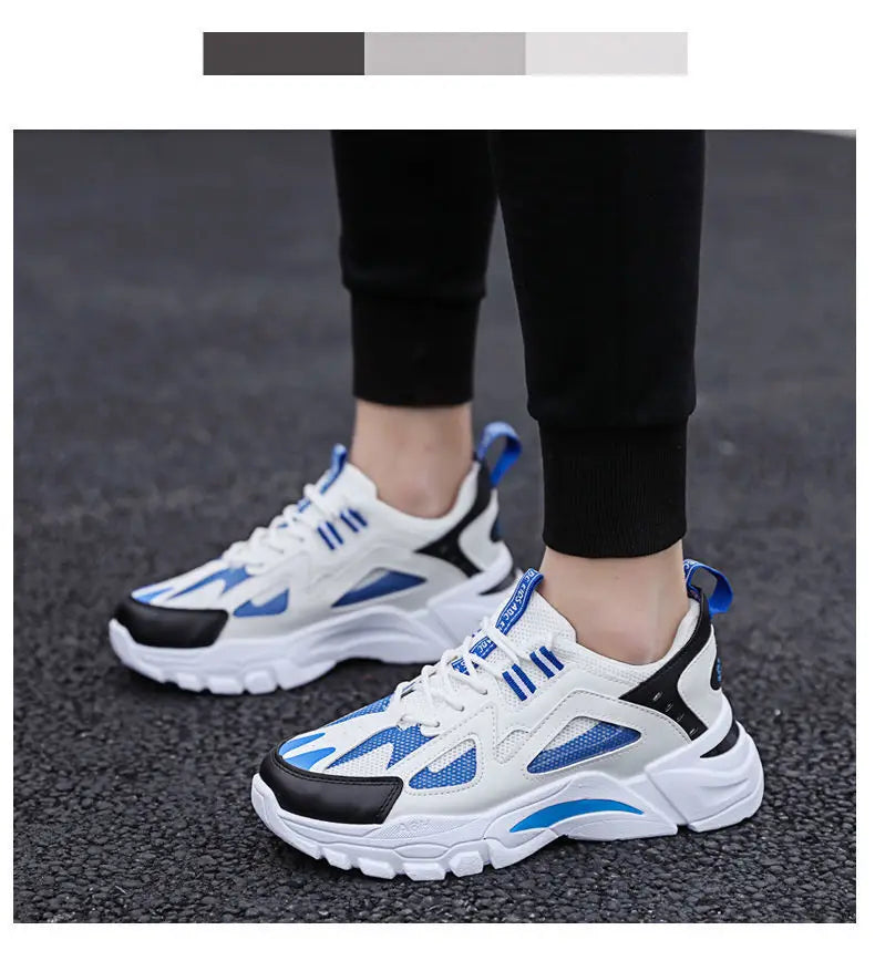 Nuove scarpe casual da uomo per l’outdoor, scarpe sportive alla moda, leggere, comode e traspiranti