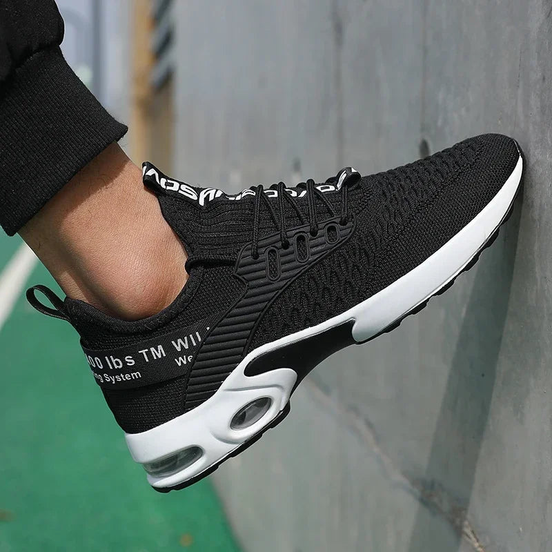 Chaussures d'été pour hommes maille chaussures de sport décontractées printemps été chaussures Tennis léger marche noir baskets 2025 article de vente chaude