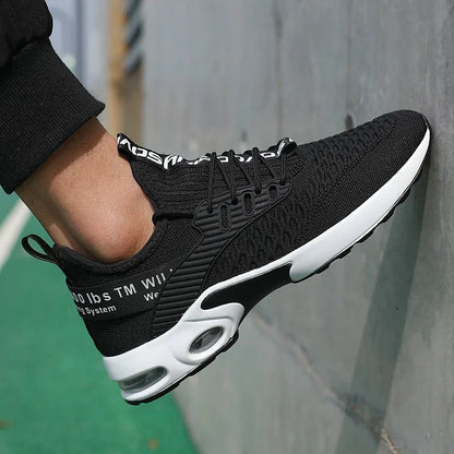 Chaussures d'été pour hommes maille chaussures de sport décontractées printemps été chaussures Tennis léger marche noir baskets 2025 article de vente chaude