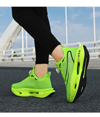 New Men's and Women's Running Shoes Breathable Racing Sports Shoes Carbon Cushion Lightweight Men's Jogging Training Shoes