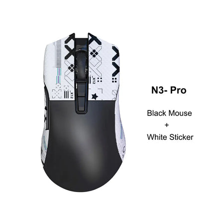 Motospeed Darmoshark N3 Pro Bluetooth Wireless Gaming Mouse Double 8K Tri-Mode Rechargeable PAW3395 64g Ergonomic Gamer Mouse