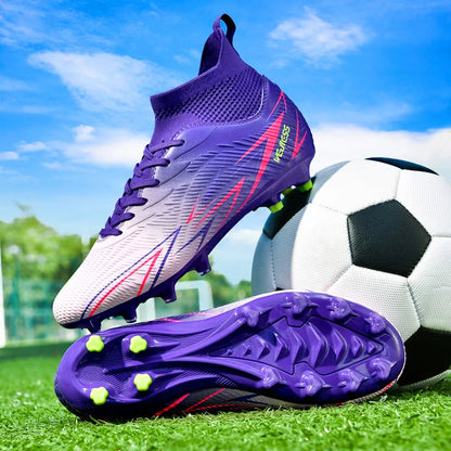 Bottes de Football professionnelles pour hommes, chaussures de Football pour adultes, baskets de sport de plein air, crampons de Football ultralégers, entraînement