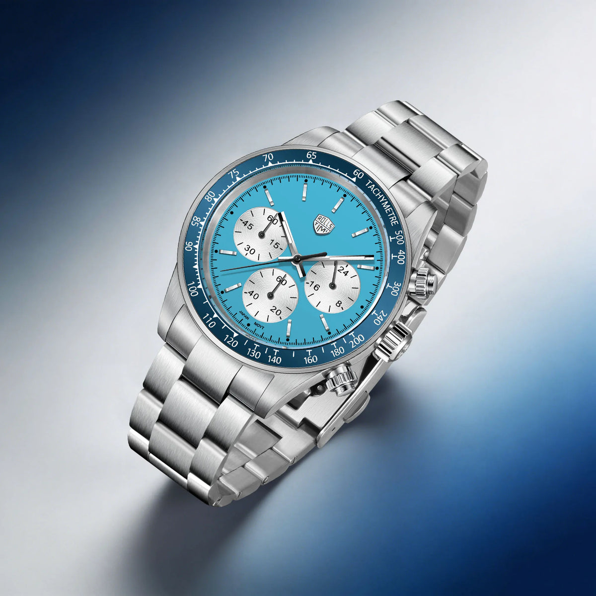 Rossitimi Casual Elegance herenhorloge met kwarts, lichte luxe, premium roestvrij staal, saffierglas, klein, drie-pins, lichtgevend duikhorloge