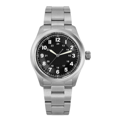 Militado ML08 Quartz Watch Ronda 515 Movement Domed Sapphire Wristwatch BGW9 Luminous 10Bar Waterproof 38mm Men Watches