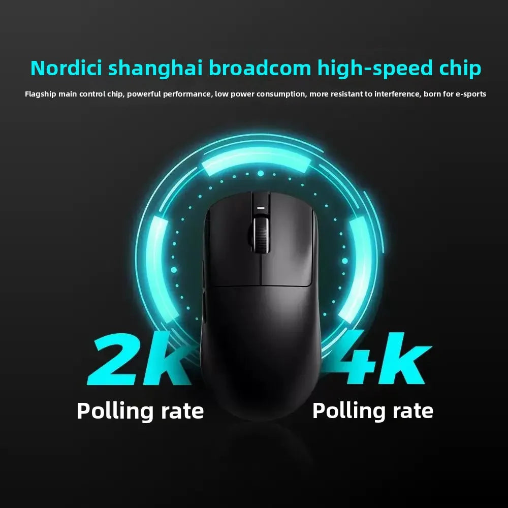 VXE Dragonfly R1 Wireless Lightweight Ergonomic Mouse PAW3395 Sensor Three-mode Gaming Mouse Low Latency PC Player Office Gift