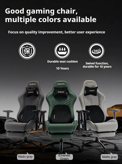 Office Ergonomic Gaming Chairs Desk Gamer Computer Comfortable Chairs Vanity Chair Technology Fabric Gaming Chairs Home Bedroom