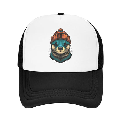 Unisex Steve Is Not Getting Smarter As He Gets Older Otter  Trucker Hats Mesh Baseball Cap Dad Hat  Adjustable Trucker Cap