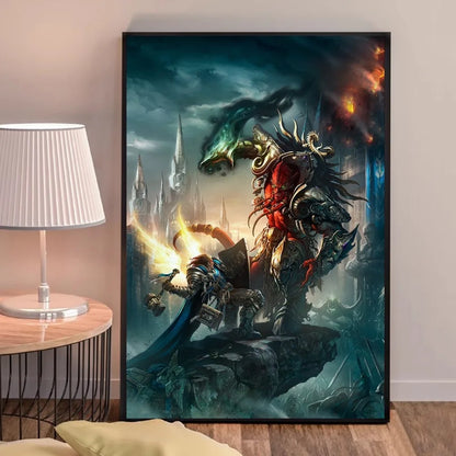 World of Warcraft-spilplakat – udskrifter og plakater i god kvalitet – plakat i HD-kvalitet – vægkunst – maleri – studie – boligindretning