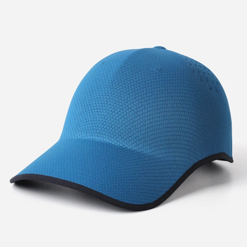Creative Gift Seamless Baseball Cap Quick Drying Packable Sports Hat Polyester Lightweight Visor Cap