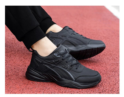 Men's classic retro casual sports shoes Four seasons soft-sole waterproof outdoor youth running shoes breathable light sneakers