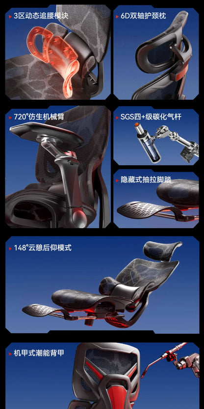 Ergonomic Gaming Chair Pink Purple Office Chair with Adjustable Height, Swivel Computer Chair with Armrests, Comfortable Executive Desk Chair